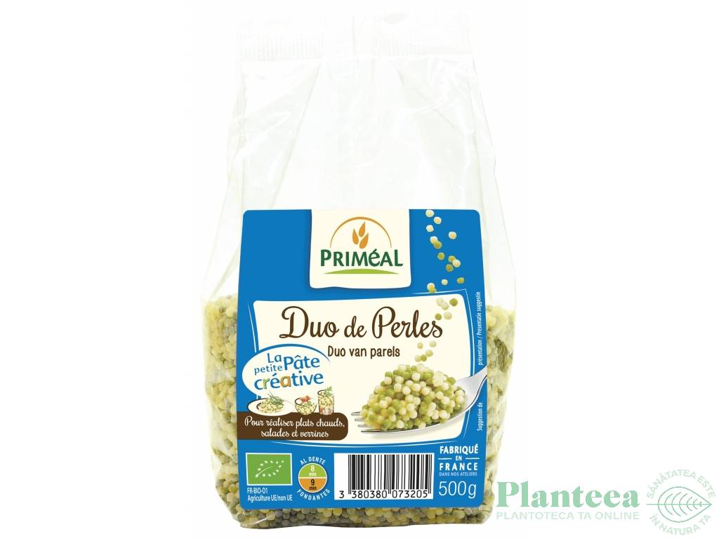 Paste perle duo grau spanac eco 500g - PRIMEAL