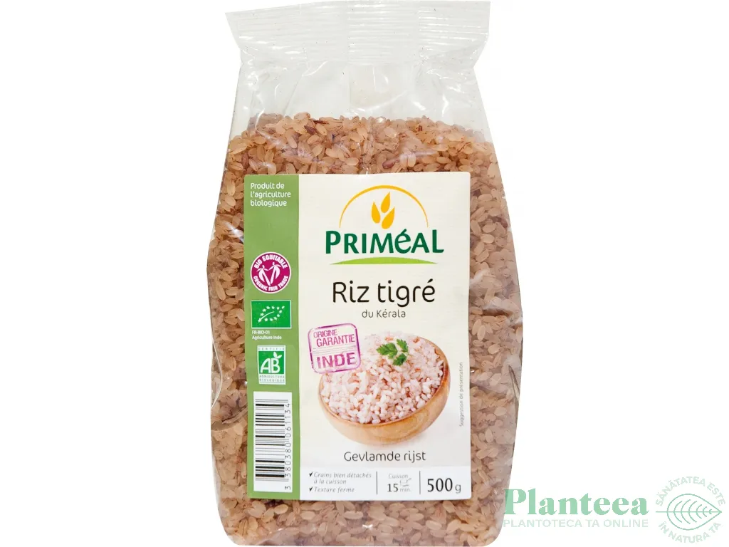 Orez rosu tigrat eco 500g - PRIMEAL