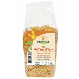 Paste fidea grau semiintegral dovleac eco 250g - PRIMEAL