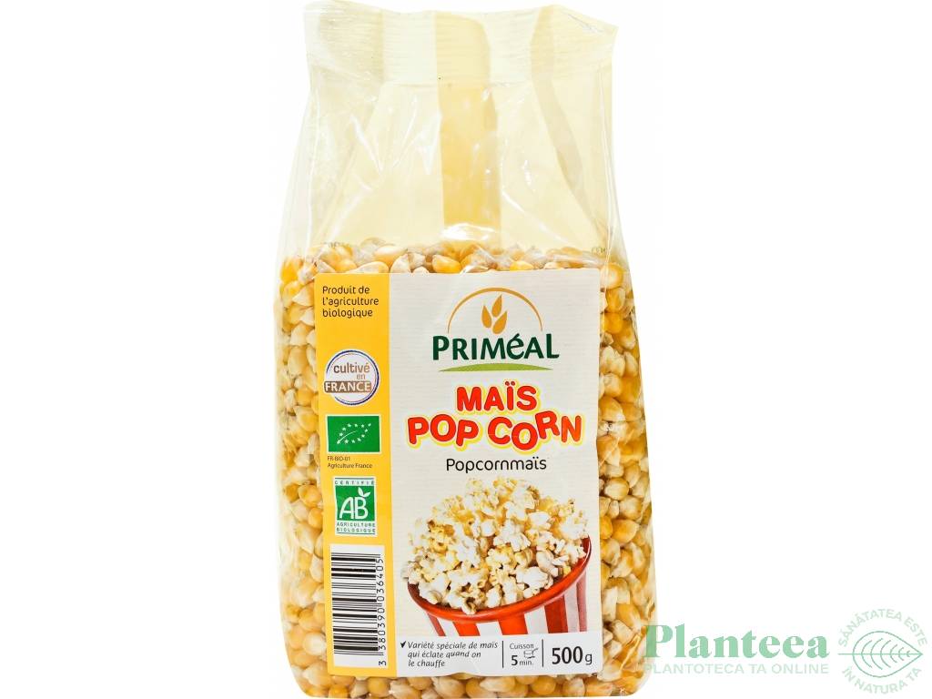 Porumb boabe pt popcorn eco 500g - PRIMEAL