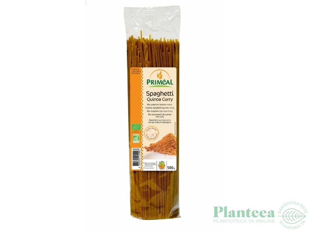 Paste spaghete grau quinoa curry eco 500g - PRIMEAL