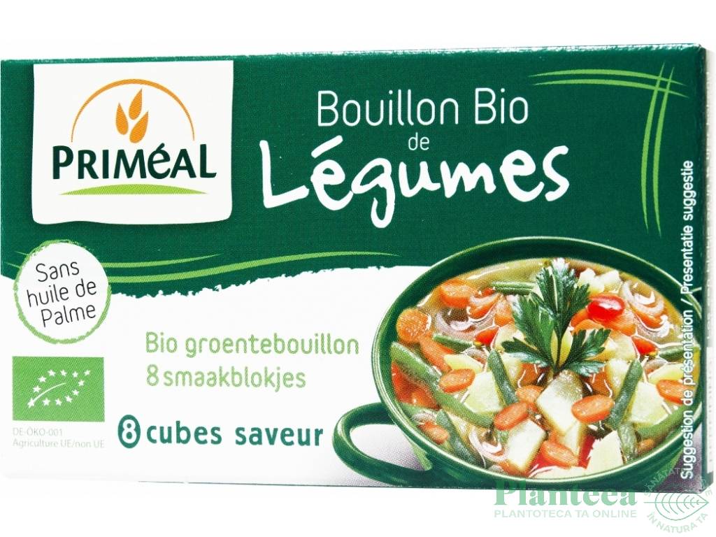 Cubulete supa legume cu sare eco 8x9g - PRIMEAL