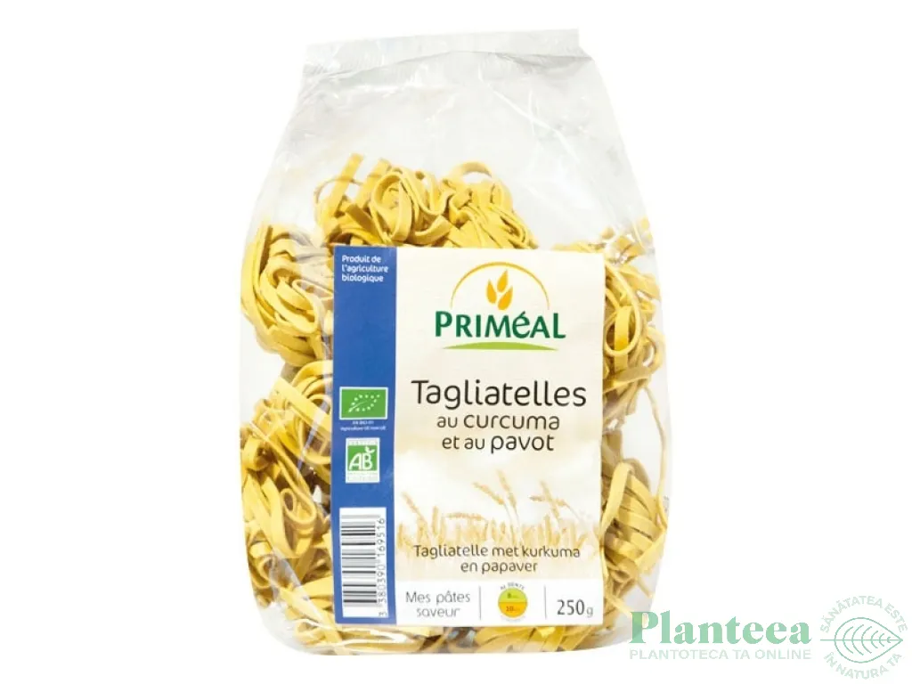 Paste tagliatelle grau curcuma mac eco 250g - PRIMEAL