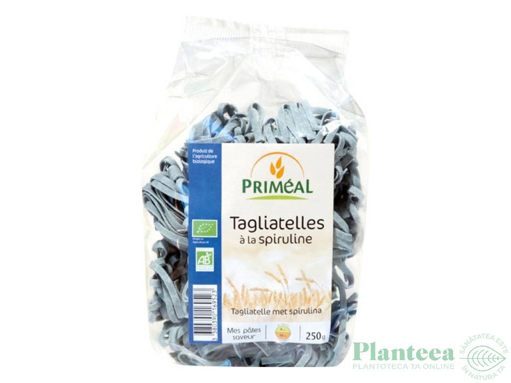 Paste tagliatelle grau spirulina eco 250g - PRIMEAL