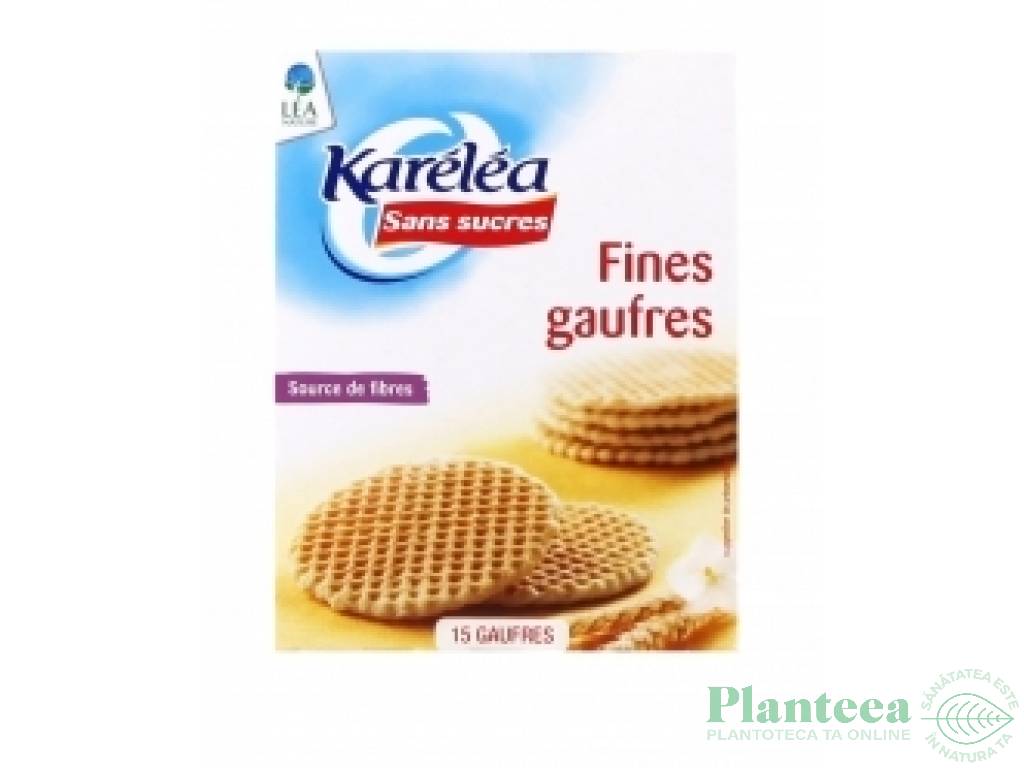 Gaufre fine grau fara zahar 140g - KARELEA