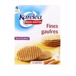 Gaufre fine grau fara zahar 140g - KARELEA