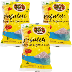 Set Pufuleti porumb belsug legume cu sare 3x50g - SOLARIS