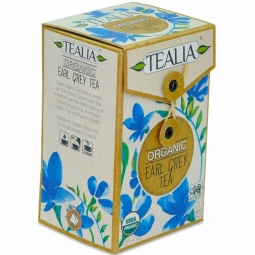 Ceai negru earl grey organic piramide eco 20dz - TEALIA