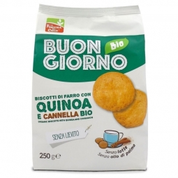 Biscuiti vegani spelta quinoa scortisoara BuonGiorno eco 250g - LA FINESTRA SUL CIELO