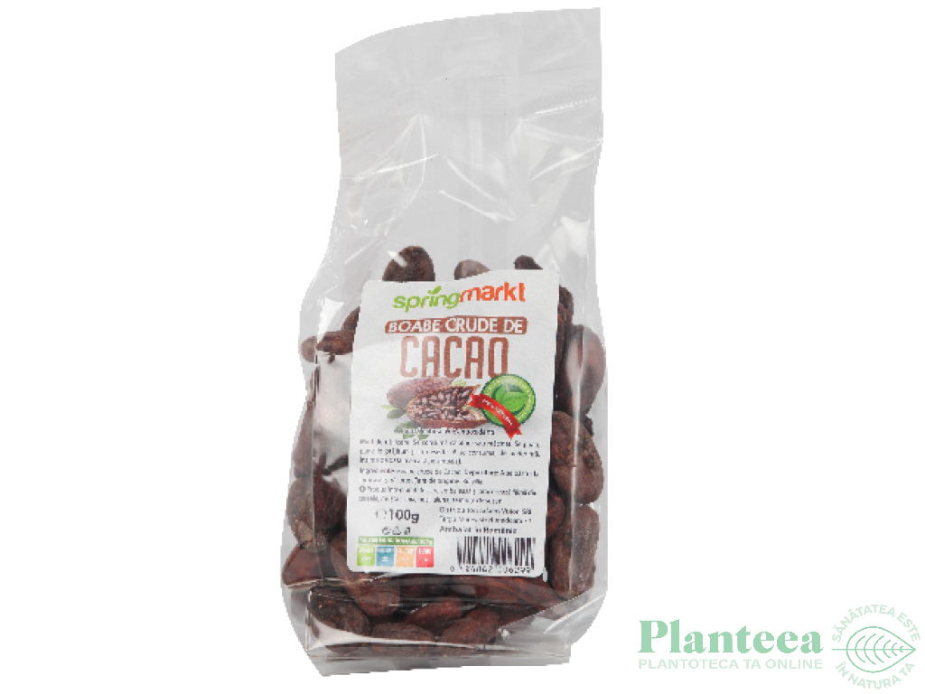 Cacao boabe crude 100g - SPRINGMARKT