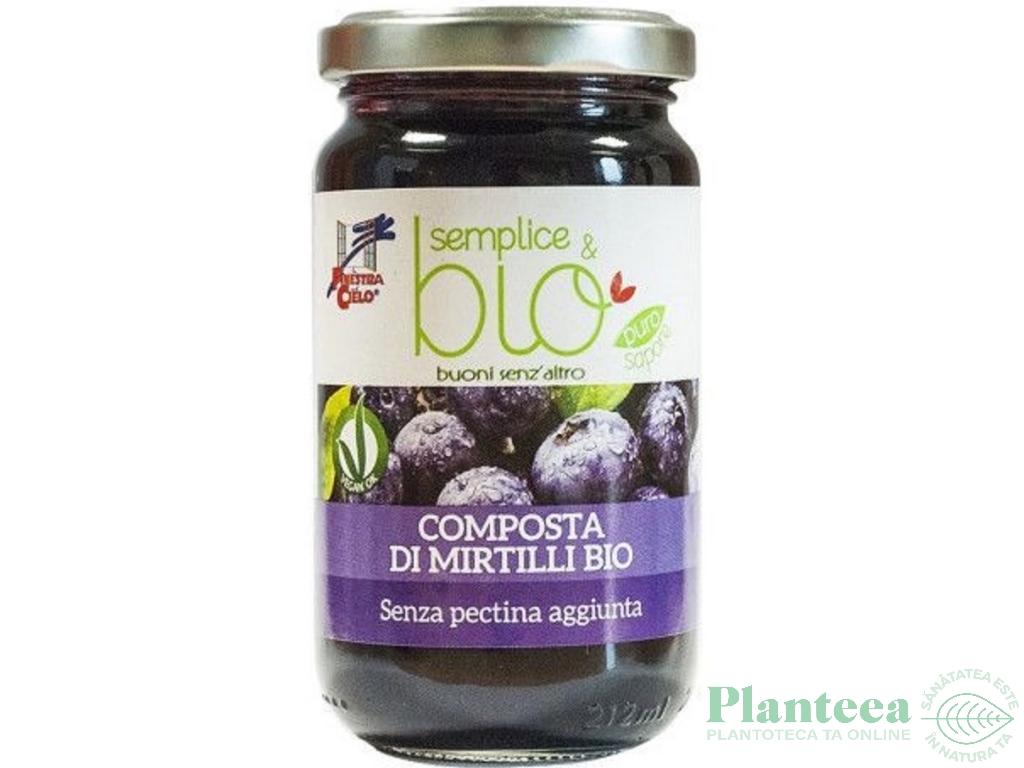 Gem afine fara pectina eco 220g - LA FINESTRA SUL CIELO