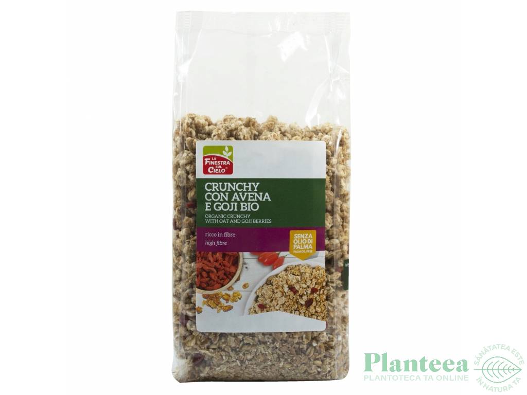 Musli crocant ovaz goji eco 375g - LA FINESTRA SUL CIELO