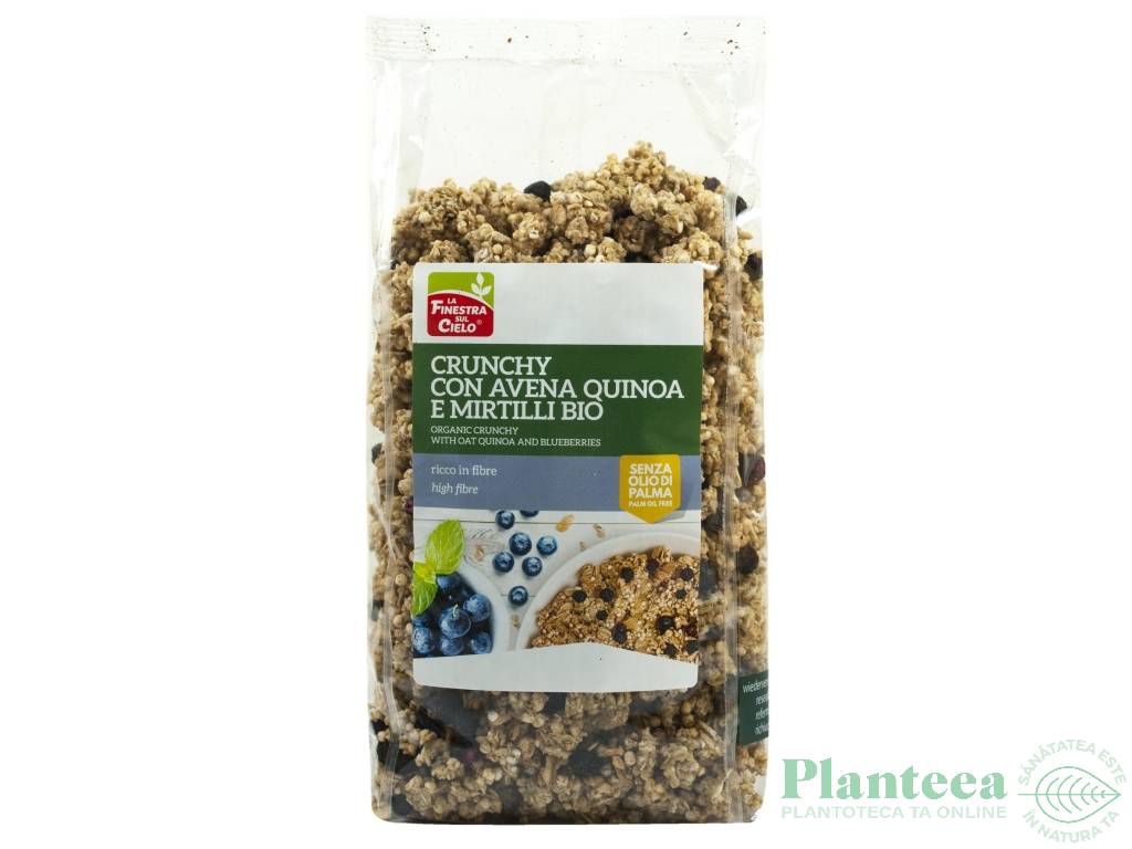 Musli crocant ovaz quinoa afine eco 375g - LA FINESTRA SUL CIELO