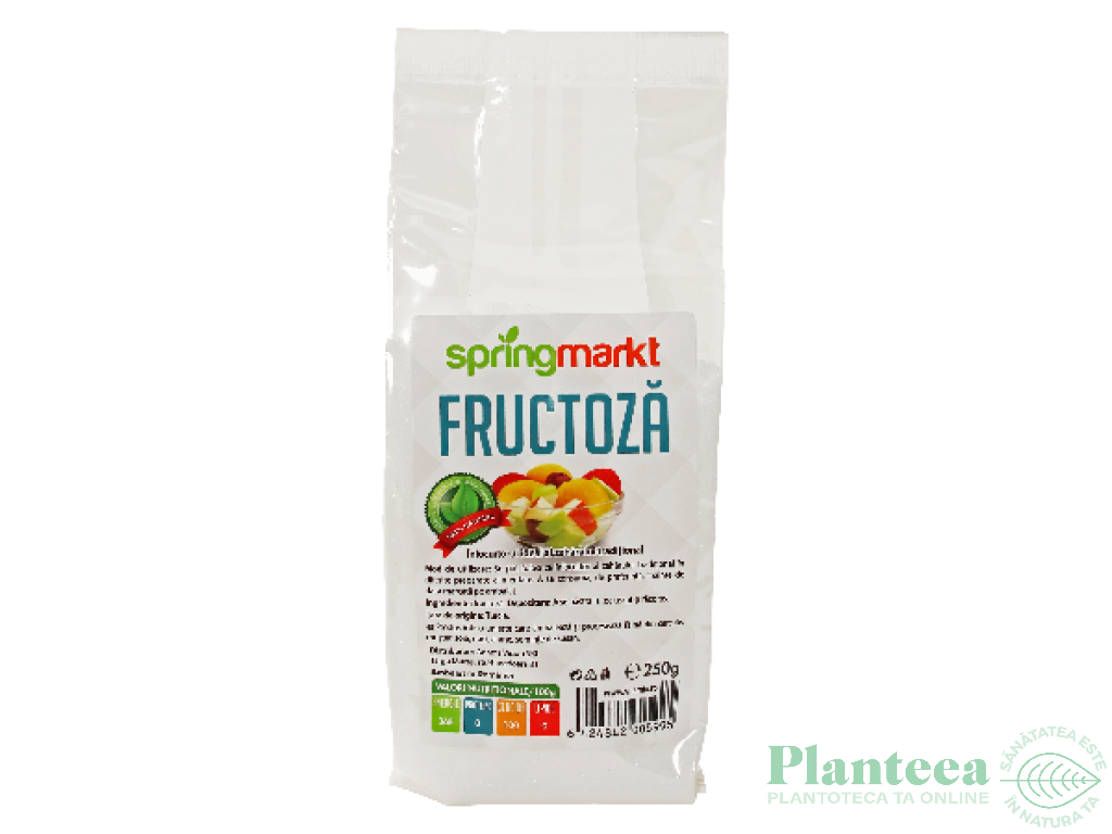 Fructoza cristalizata 250g - SPRINGMARKT