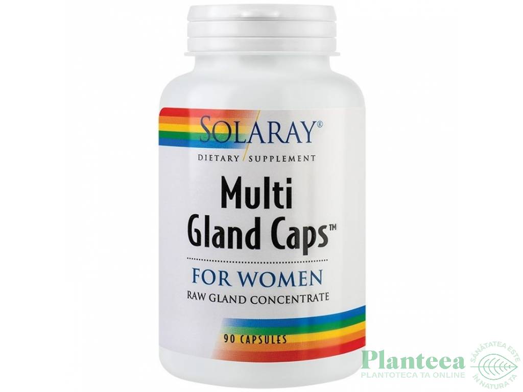 Multi gland caps for women 90cps - SOLARAY