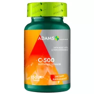 Vitamina C 500mg macese bioflavonoide 150cp - ADAMS SUPPLEMENTS