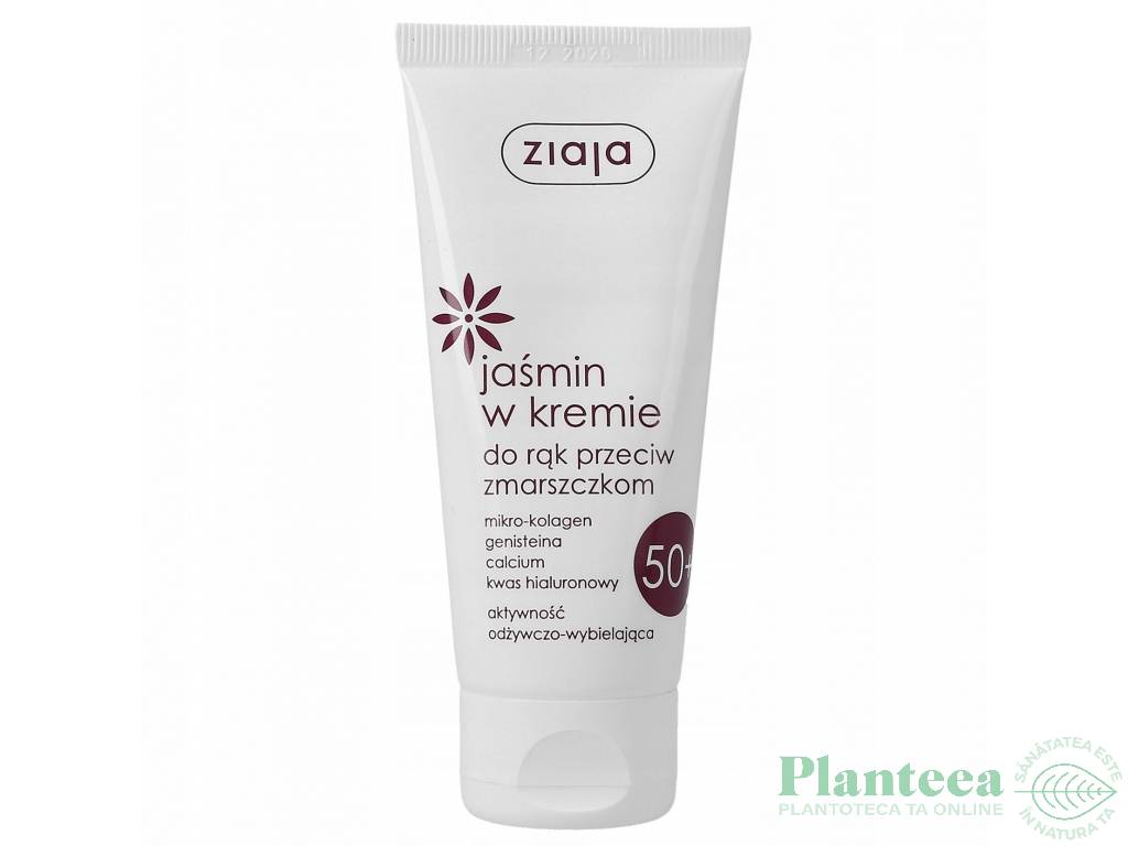 Crema maini antirid piele matura 50+ Ulei Iasomie 50ml - ZIAJA