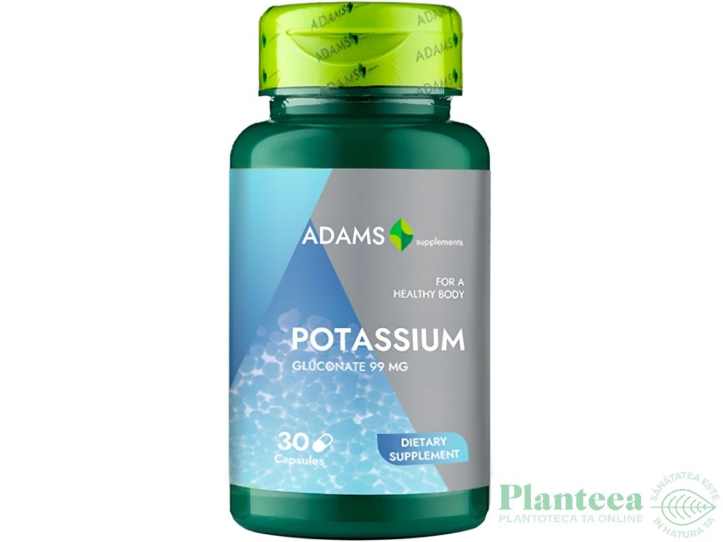 Potasiu 99mg 30cp - ADAMS SUPPLEMENTS