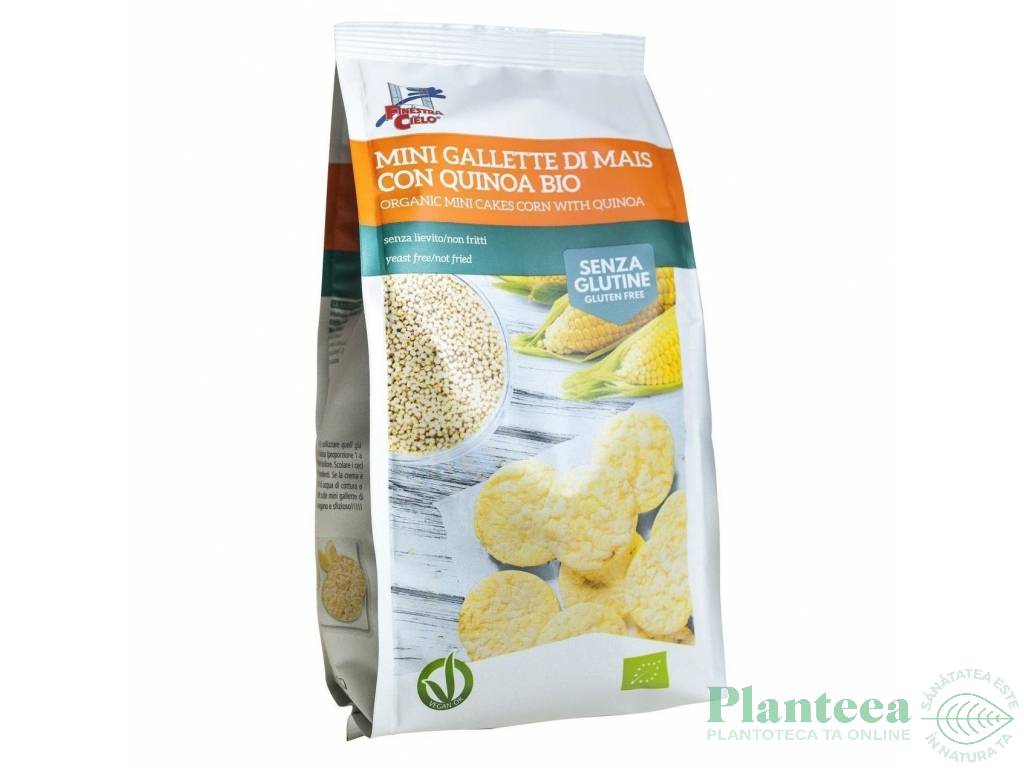 Minirondele expandate porumb quinoa fara gluten 100g - LA FINESTRA SUL CIELO