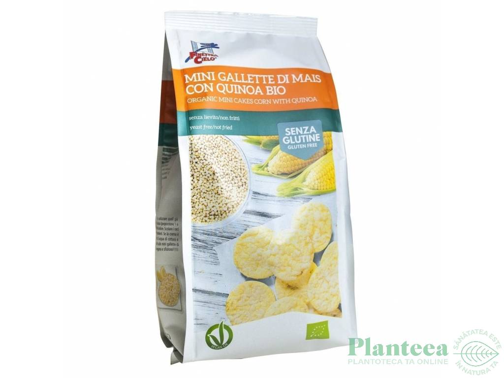 Minirondele expandate porumb quinoa fara gluten eco 100g - LA FINESTRA SUL CIELO