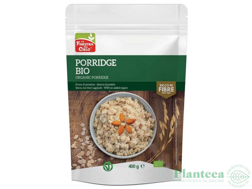 Porridge ovaz migdale fulgi cocos fara zahar eco 400g - LA FINESTRA SUL CIELO