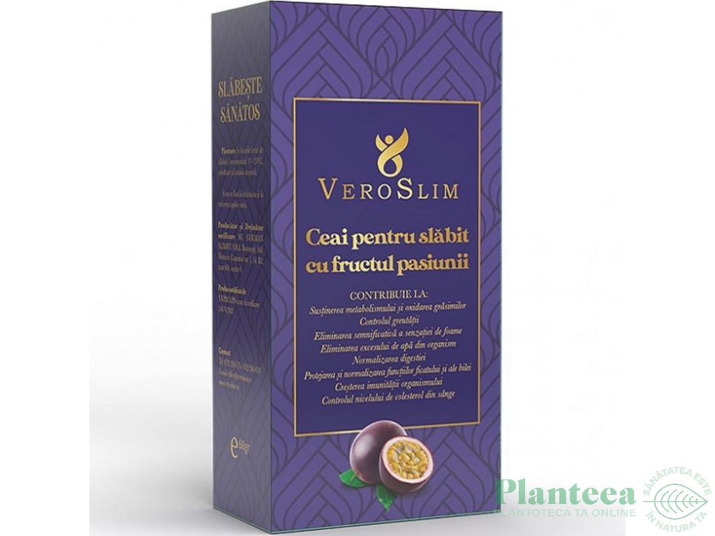 Ceai slabit fructul pasiunii 60g - VEROSLIM