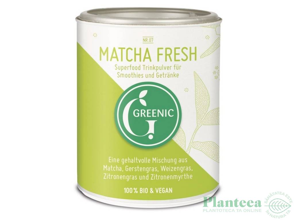 Pulbere vegana Matcha Fresh eco 80g - GREENIC