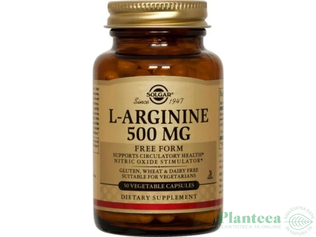 Larginina 500mg 50cps - SOLGAR