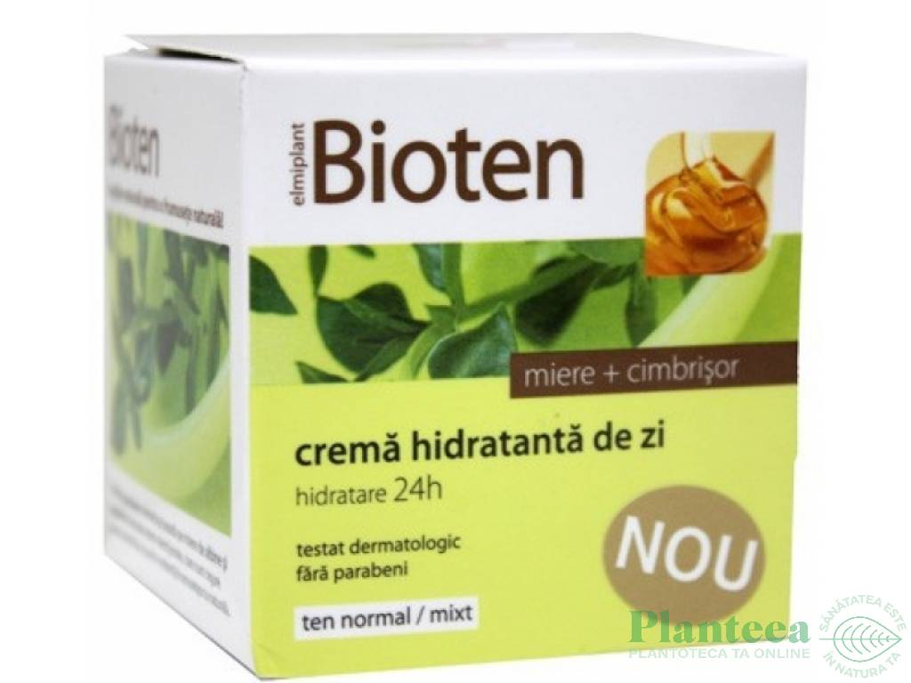 Crema zi hidratanta ten normal/mixt Bioten 50ml - ELMIPLANT