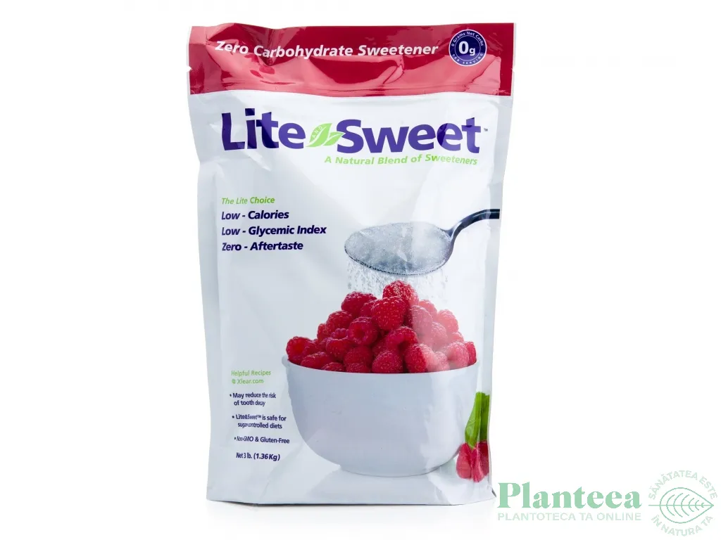 Erythritol xylitol porumb cristalizat 1,36kg - LITE&SWEET