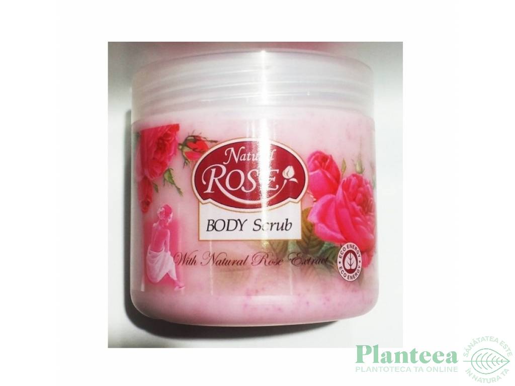 Scrub corp extract trandafir 350ml - NATURAL ROSE