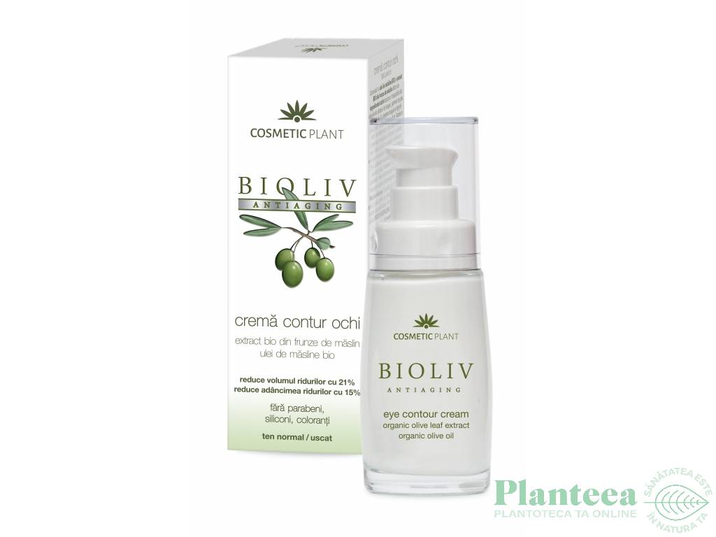 Crema contur ochi Bioliv 30ml - COSMETIC PLANT