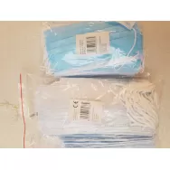 Masti respiratorii 3straturi cu elastic 50b - WENZHOU