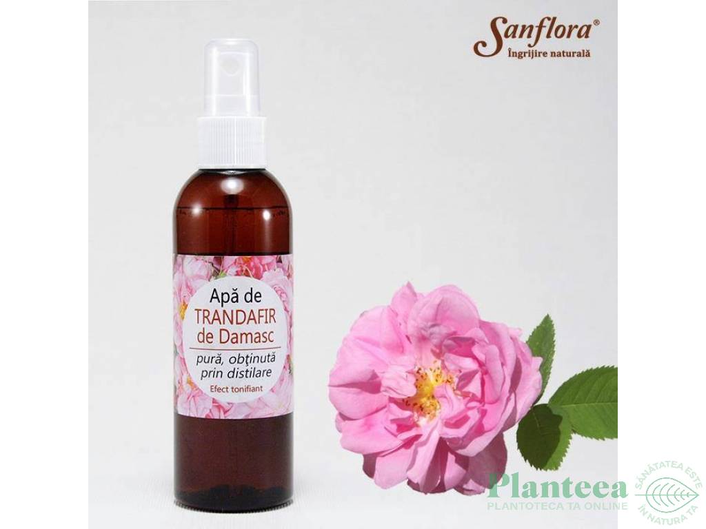 Apa florala trandafiri Damasc 500ml - SANFLORA