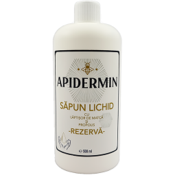 Rezerva sapun lichid maini laptisor matca propolis Apidermin 500ml - COMPLEX APICOL
