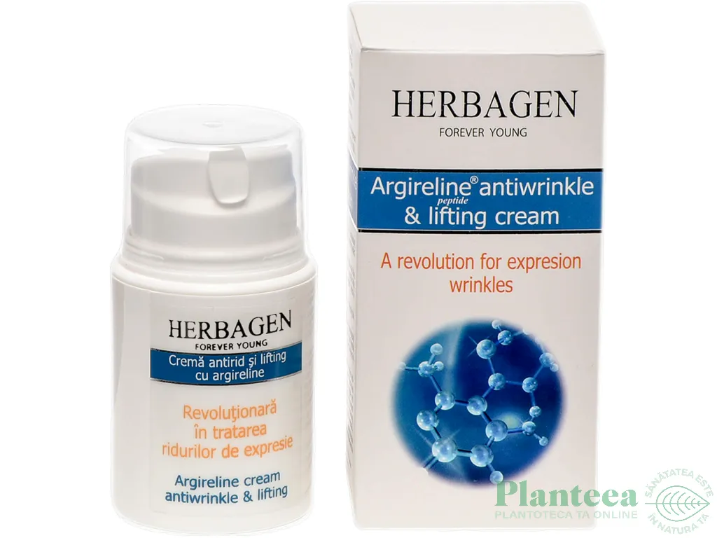 Crema antirid lifting Argireline 50g - HERBAGEN