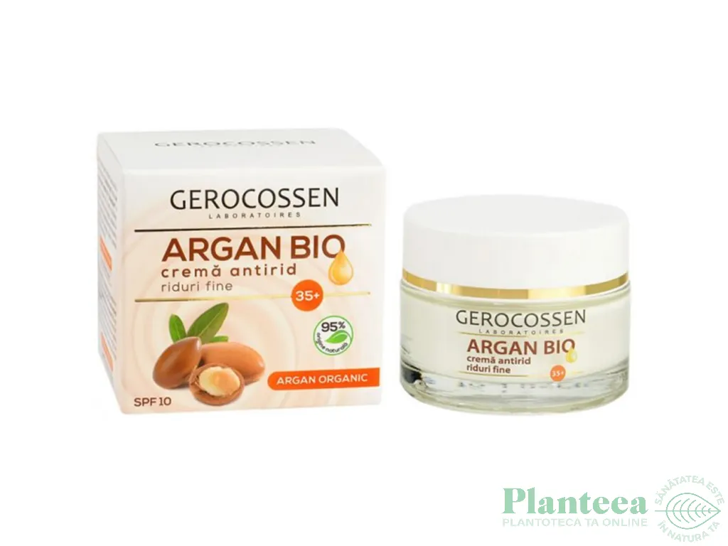 Crema antirid riduri vizibile spf10 ArganBio 50ml - GEROCOSSEN