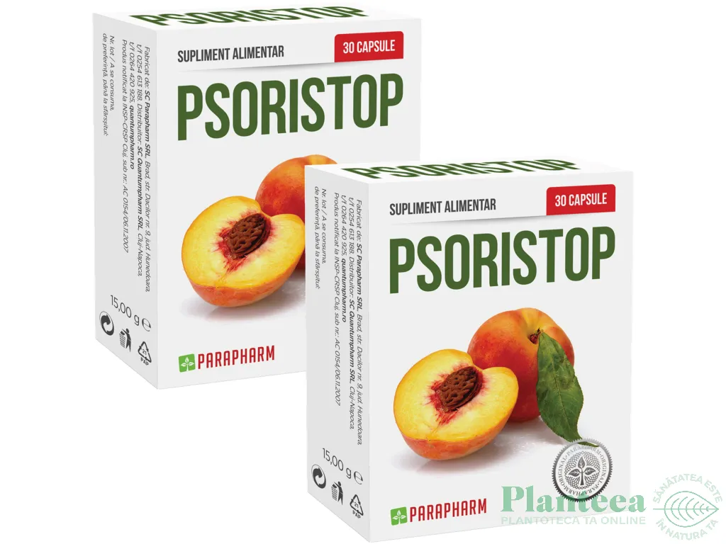 Pachet Psoristop 2x30cps - PARAPHARM