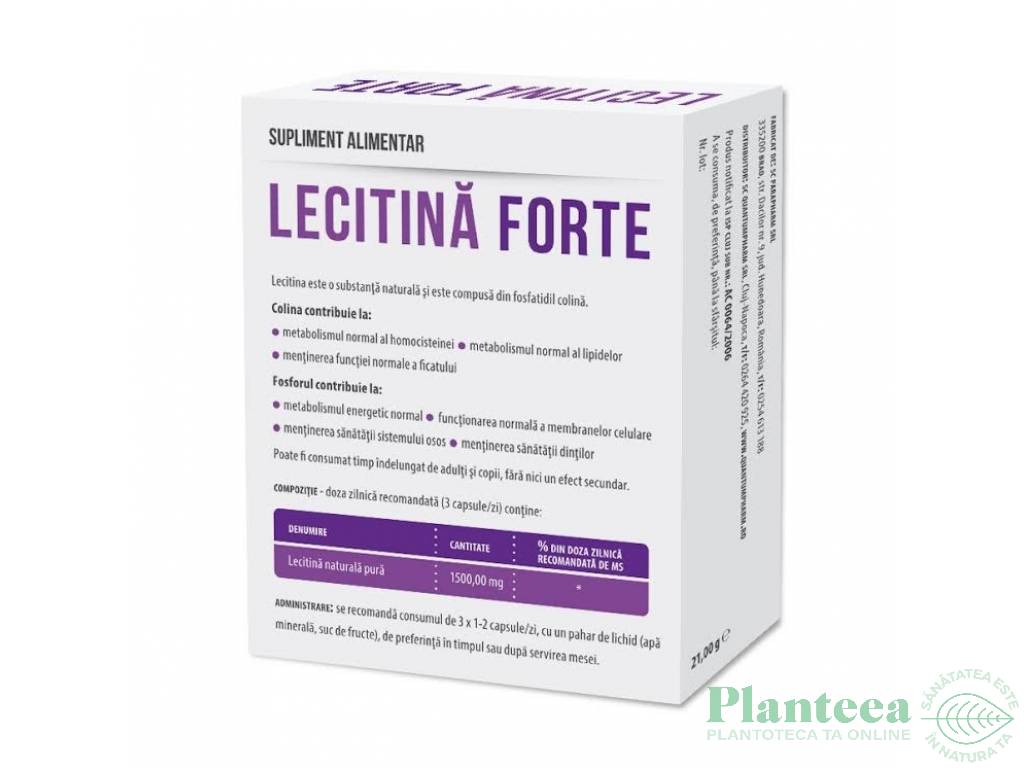 Pachet Lecitina forte 2x30cps - PARAPHARM