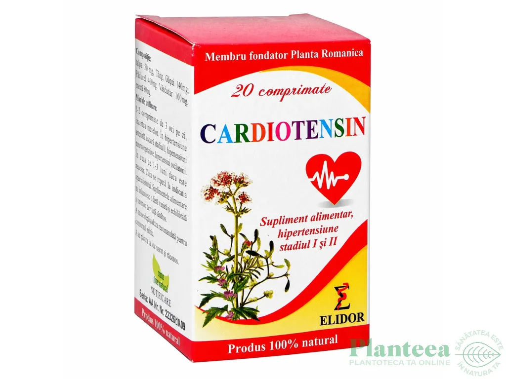 CardioTensin 20cp - ELIDOR
