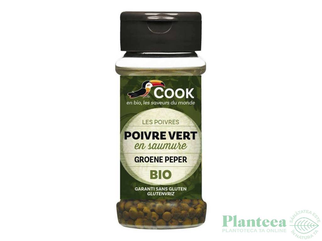 Condiment piper verde boabe bio 15g - COOK