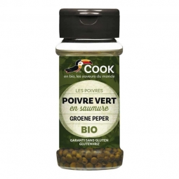Condiment piper verde boabe bio 15g - COOK
