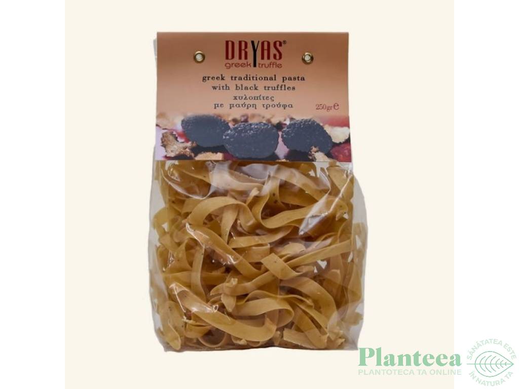 Paste tagliatelle grau trufe negre 250g - DRYAS GREEK TRUFFLE