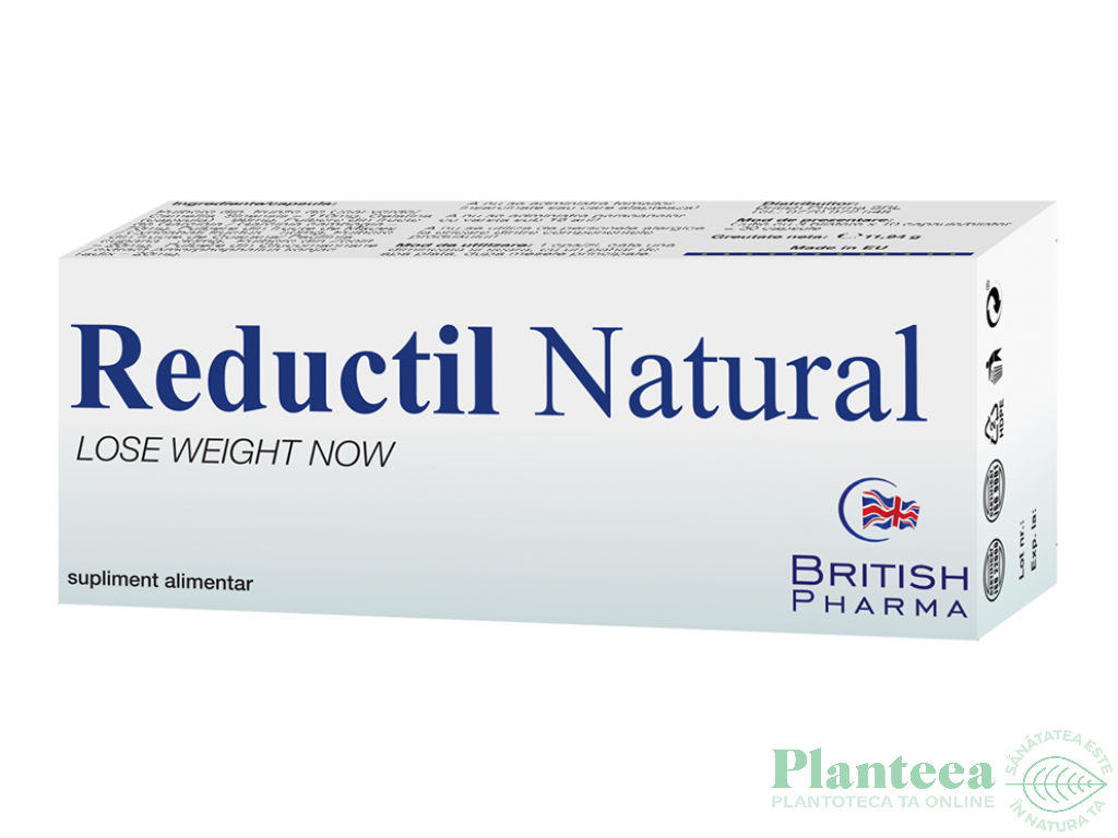 Reductil natural 30cps - BRITISH PHARMA