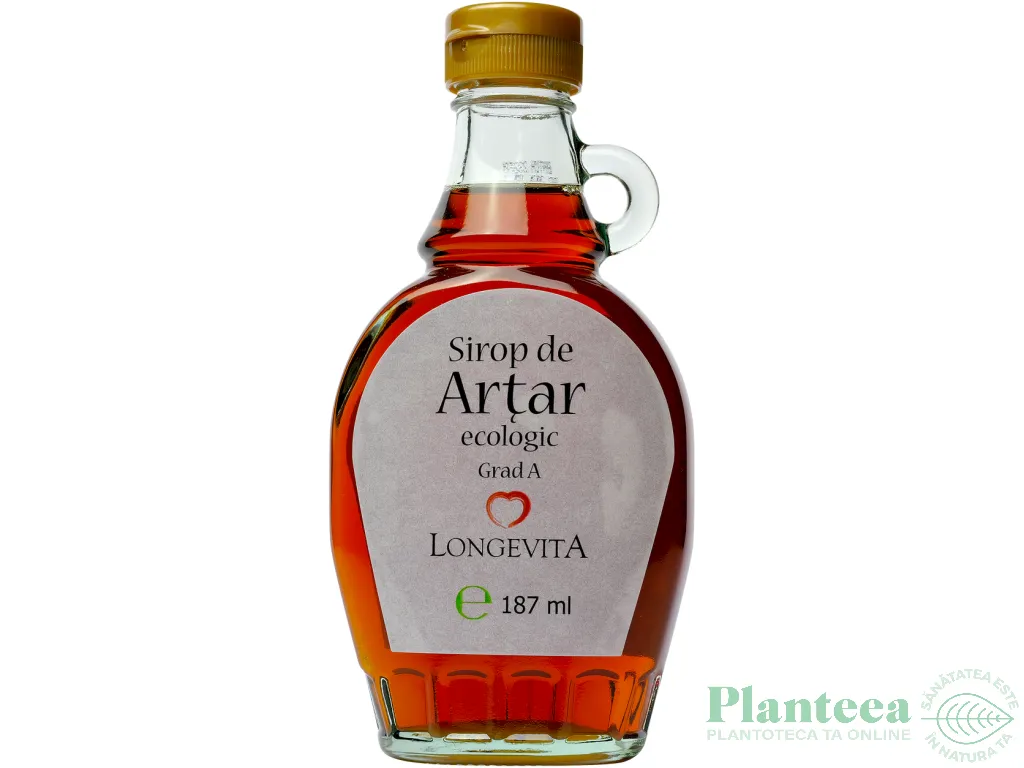 Indulcitor sirop artar grad A eco 187ml - LONGEVITA