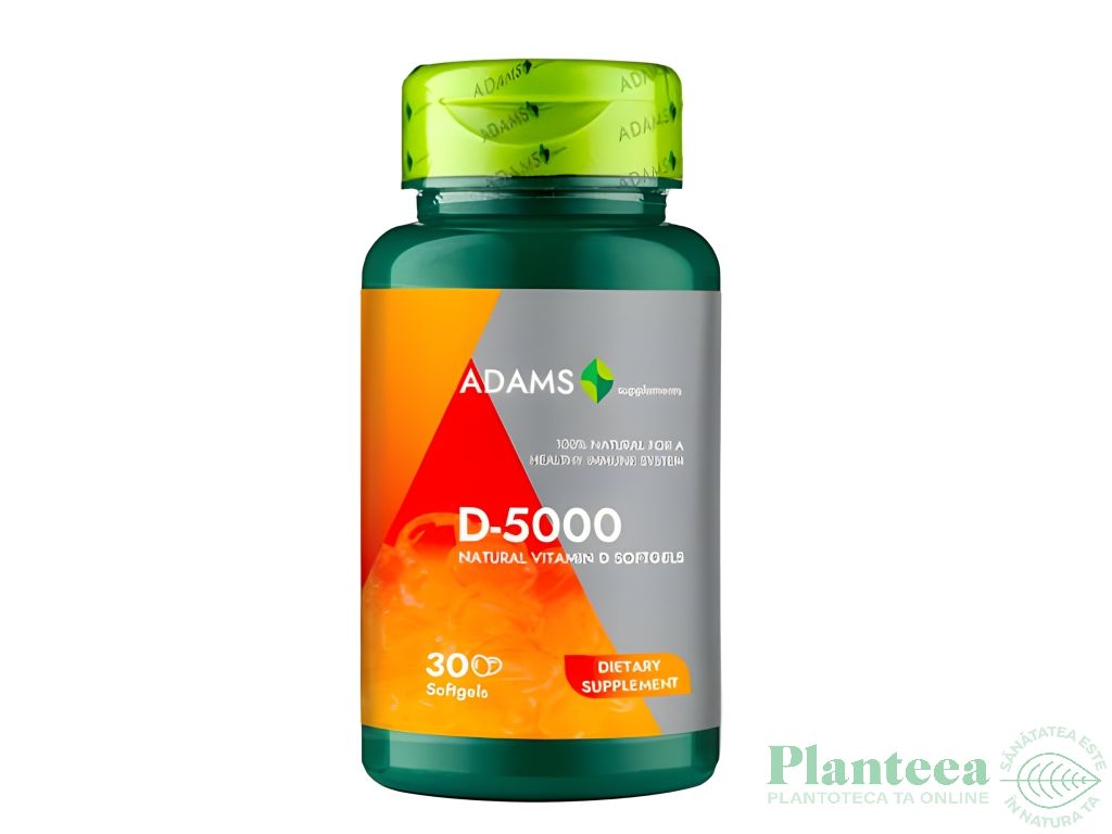 Vitamina D 5000 softgel 30cps - ADAMS SUPPLEMENTS