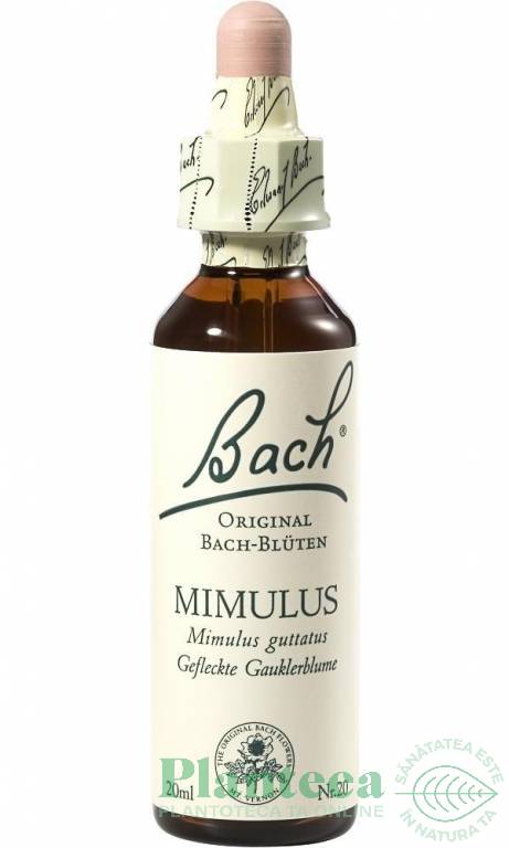 Remediu floral picaturi slabanog Impatiens Original Bach, 20 ml, Rescue Remedy