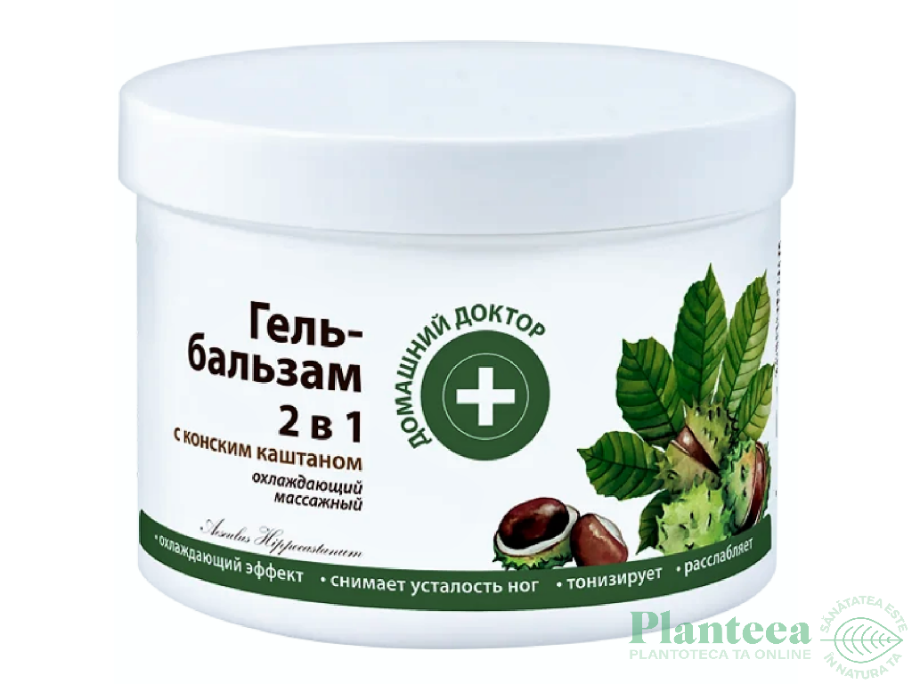 Gel balsam picioare obosite tonifiere castane menta arnica 500ml - DR CASEI