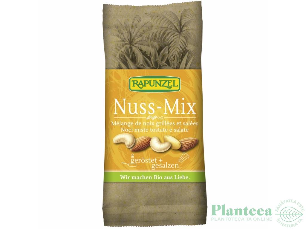 Mix nuci prajite sarate eco 60g - RAPUNZEL