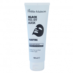 Masca fata exfolianta purifianta black 120ml - PETITE MAISON